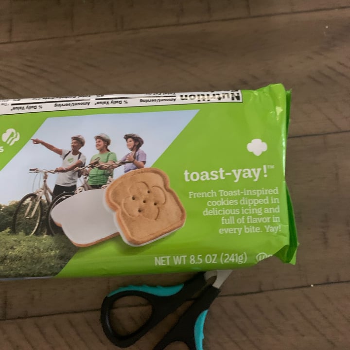 photo of Girl Scout Cookies Toast-yay Cookies shared by @caseyq805 on  19 Feb 2022 - review