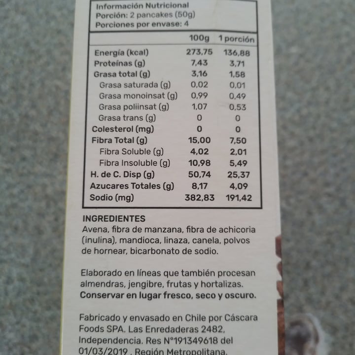 review photo of azana Premezcla pancake, manzana y canela shared by @franciwi on 05 Oct 2022 - review
