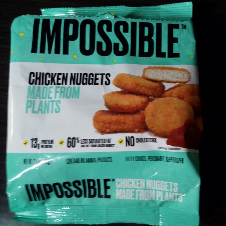 photo of Impossible Foods Chicken Nuggets shared by @colburn on  20 Nov 2022 - review