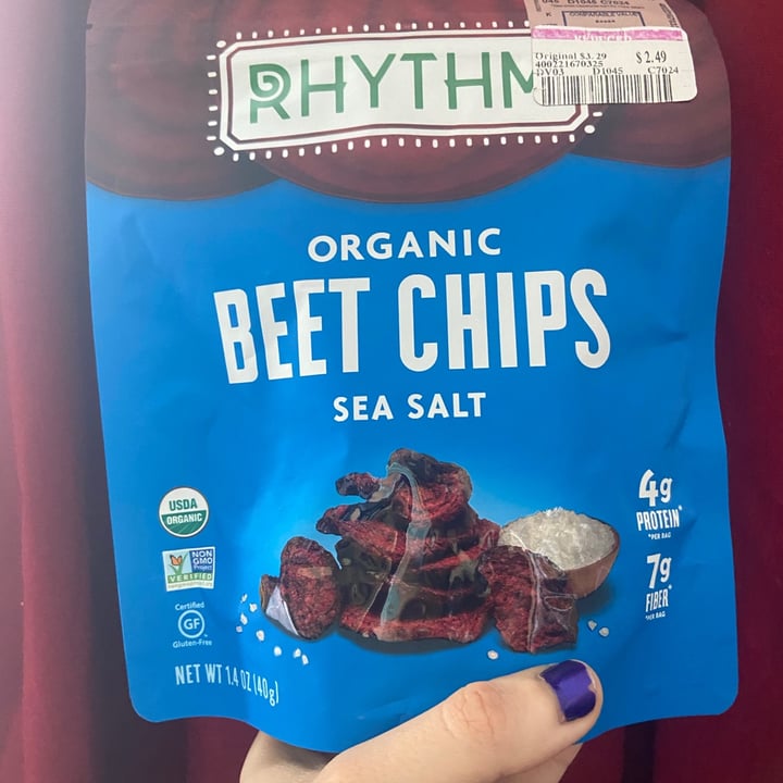photo of Rhythm Superfoods Organic Beet Chips Sea Salt shared by @miaomiao9991 on  23 Feb 2021 - review