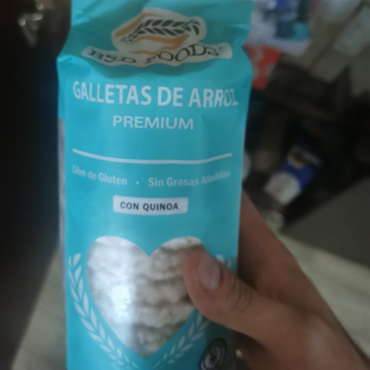 review photo of Bsd foods Galleta De Arroz Con Quinoa shared by @diegozurita on 19 Jul 2022 - review
