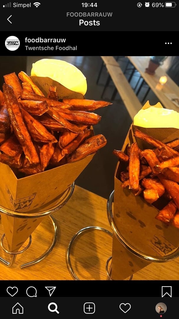 photo of Foodbar RAUW Schatje patatje shared by @bbb on  29 Feb 2020 - review