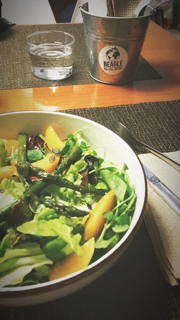 Photo of the dish “Ensalada de esparragos y mango”