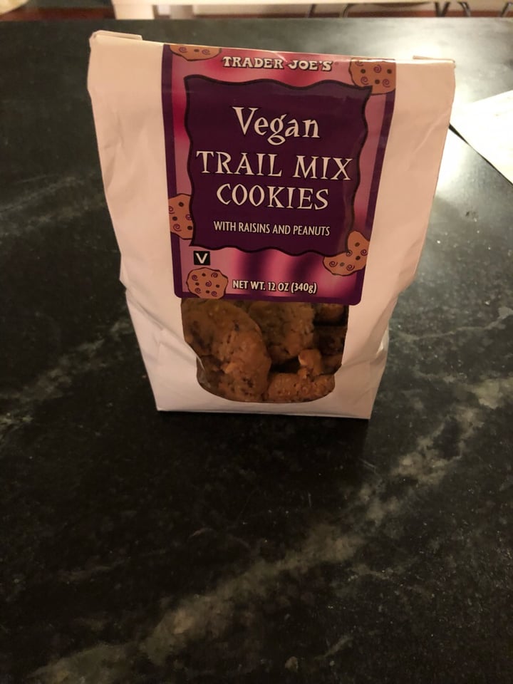 photo of Trader Joe's Vegan Trail Mix Cookies shared by @vegandenise on  20 Jul 2019 - review