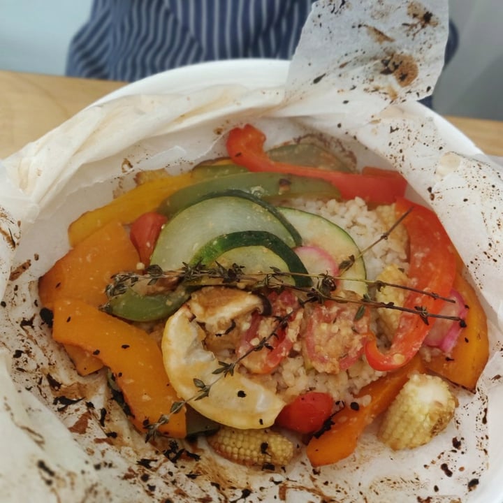 photo of Lilac Oak Baked Maple Miso Vegetables on Sesame Rice shared by @fourdollars on  12 Nov 2021 - review