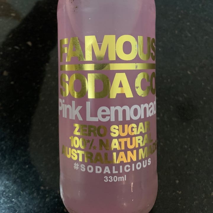 photo of Famous Soda Co Pink Lemonade shared by @natski on  17 Aug 2021 - review