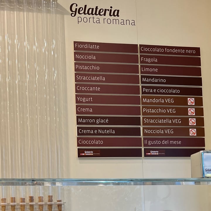 photo of Gelateria Porta Romana Gelato Vegan shared by @fsc on  21 Dec 2021 - review
