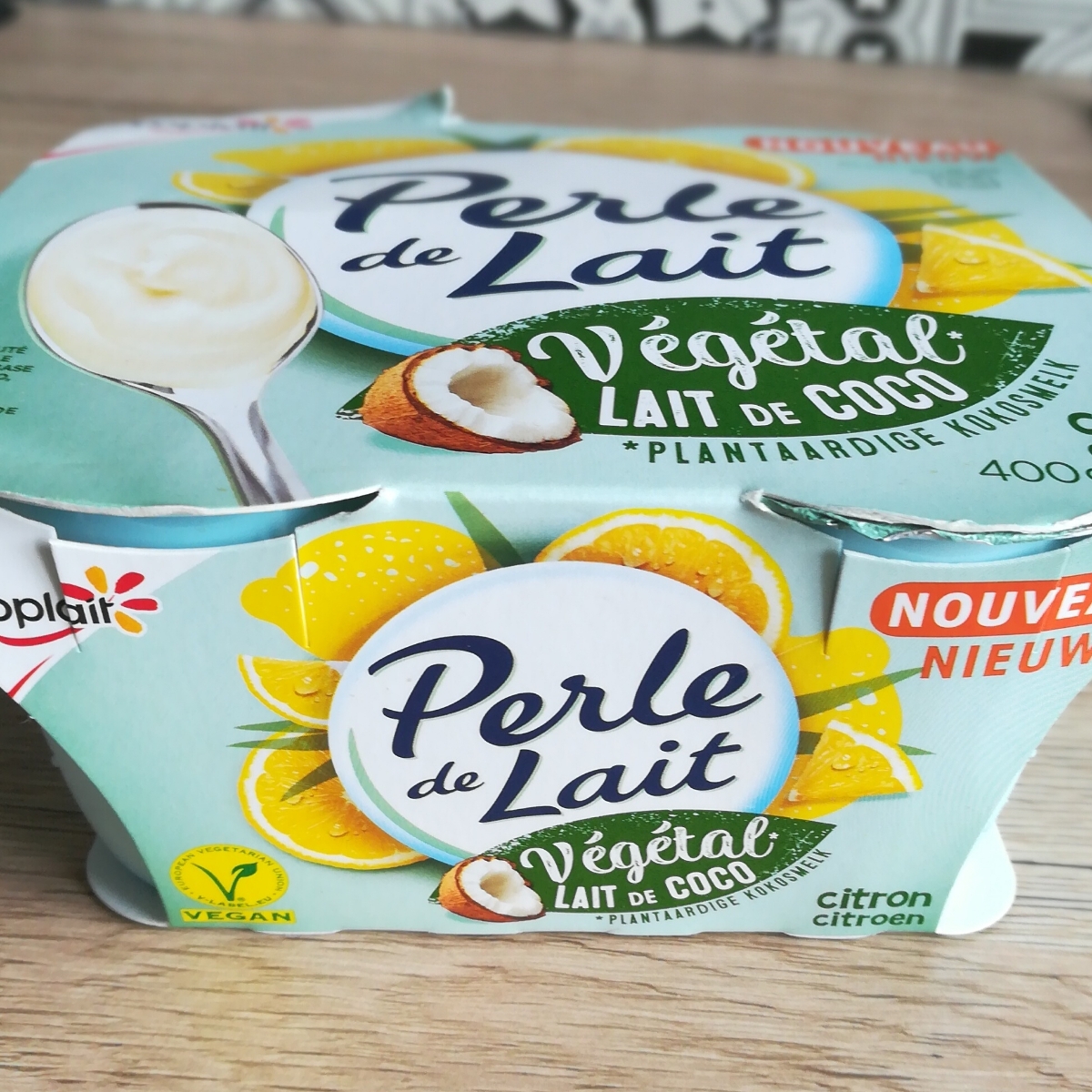 Yoplait Perle de lait végétal lait de coco citron Review | abillion