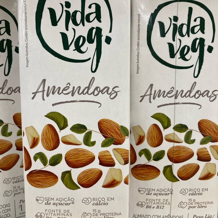 review photo of Vida Veg Leite de Amêndoas shared by @monicaamorim on 17 Jun 2022 - review