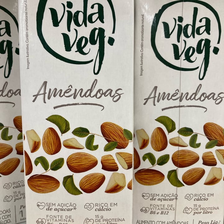 photo of Vida Veg Leite de Amêndoas shared by @monicaamorim on  17 Jun 2022 - review