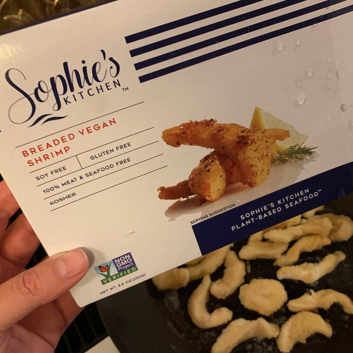 photo of Sophie's Kitchen Vegan Breaded Shrimp shared by @keeponveganon on  26 Oct 2020 - review