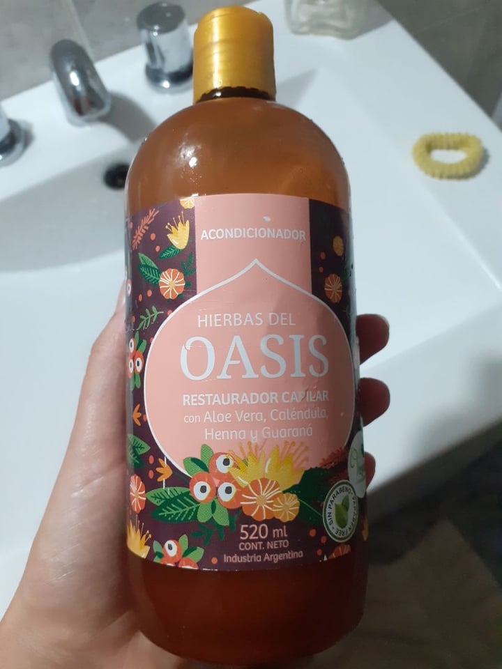 photo of Hierbas del Oasis Acondicionador Restaurador Capilar shared by @indio on  21 Apr 2020 - review