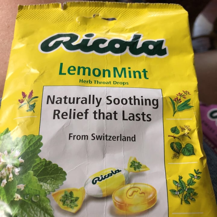 photo of Ricola Lemon Mint Herb Throat Drops shared by @allycat38 on  21 Sep 2021 - review