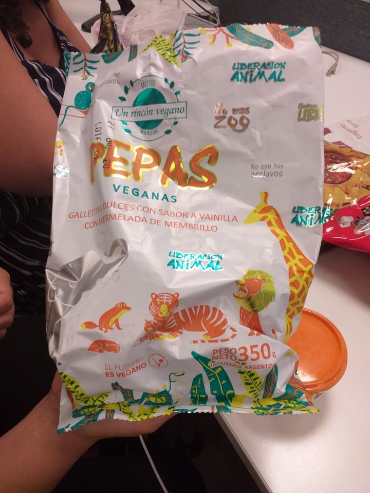 photo of Un Rincón Vegano Pepas Galletitas Dulces con Sabor a Vainilla con Mermelada de Membrillo shared by @itsmiranda on  23 Feb 2020 - review