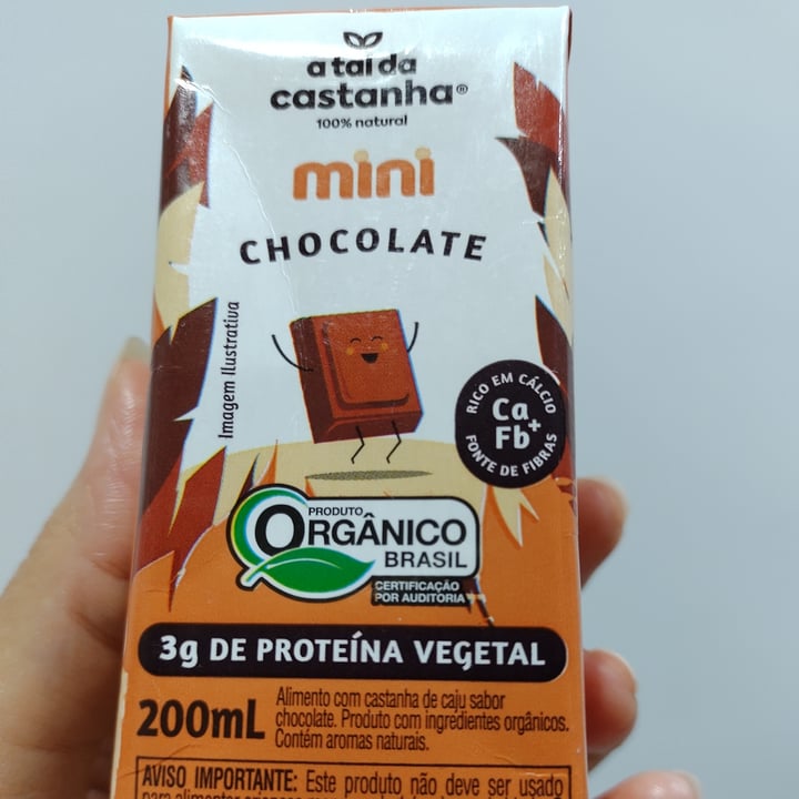photo of A Tal da Castanha Mini Chocolate shared by @justsomevegan on  20 Nov 2022 - review
