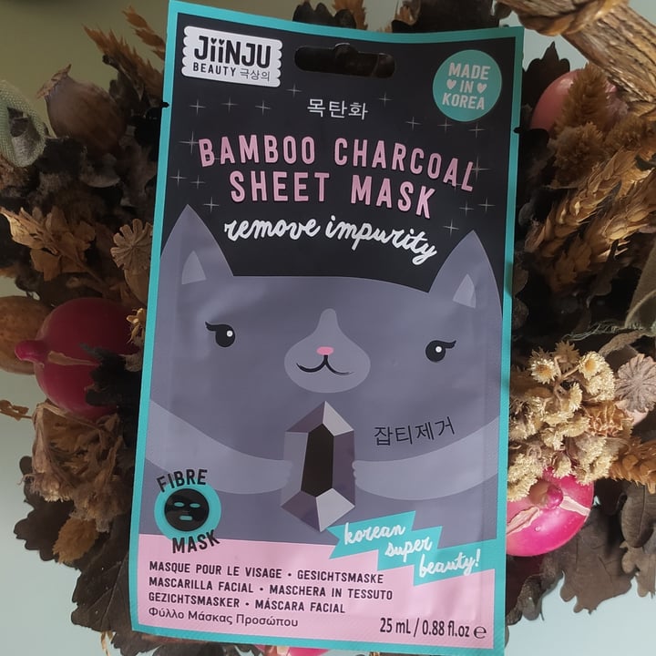 Jiinju Beauty Bamboo Charcoal Sheet Mask Review abillion