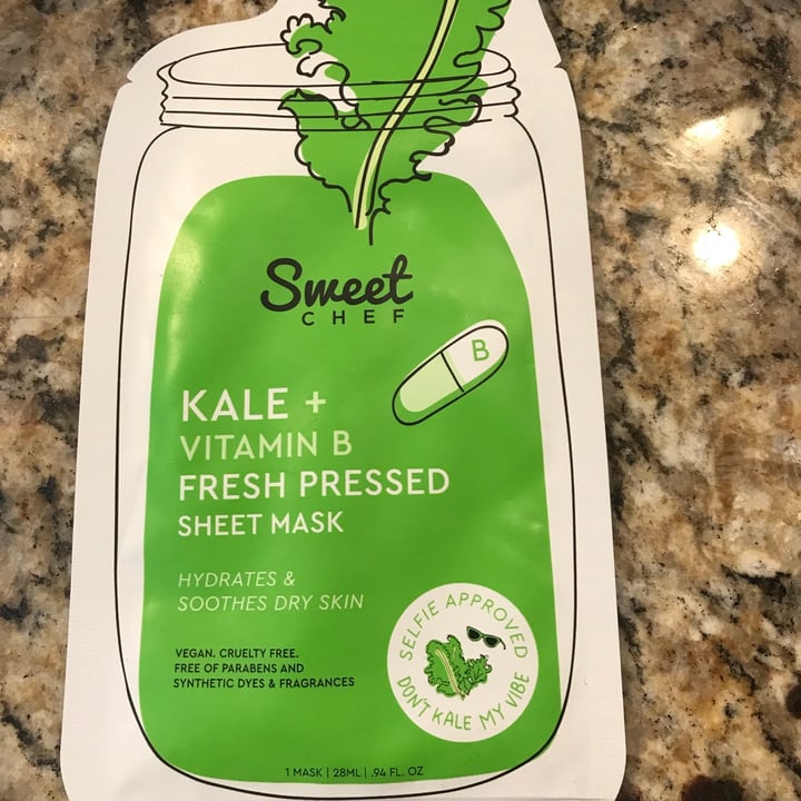 photo of Sweet Chef Kale+ Vitamin B Fresh Pressed Sheet Mask shared by @byjewelqueen on  31 Aug 2021 - review