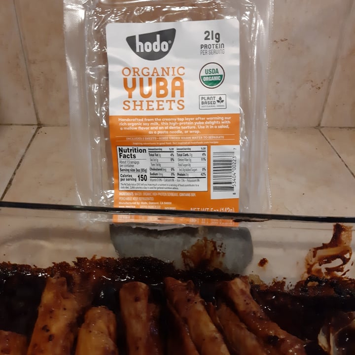 photo of Hodo organic yuba sheets shared by @jessicaleyna on  16 Jul 2022 - review