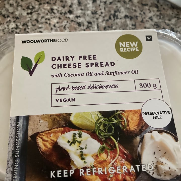 photo of Woolworths Dairy free cheese spread shared by @maesti on  08 Apr 2021 - review