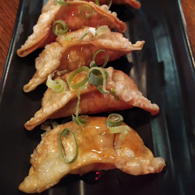 菜肴“Gyozas Veganas”的照片