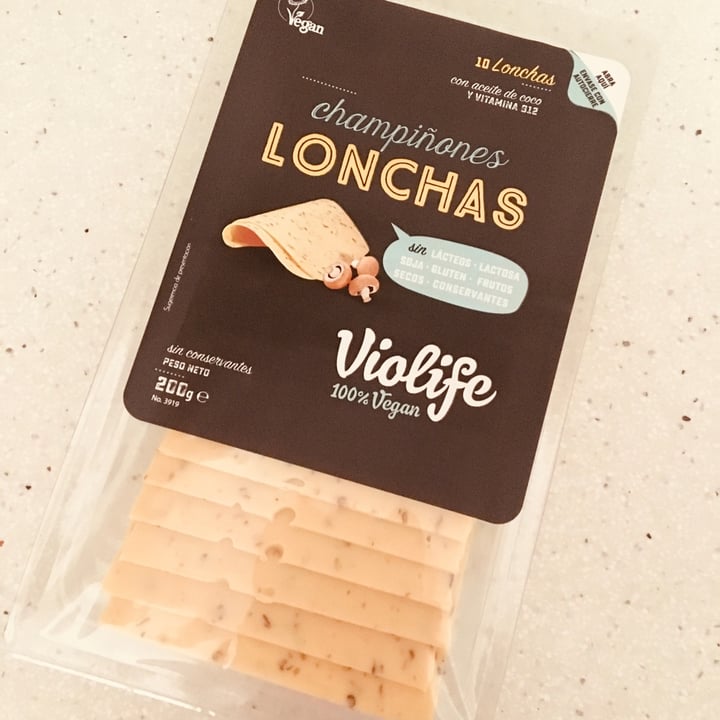 photo of Violife Lonchas Champiñones shared by @aroleia on  17 May 2021 - review