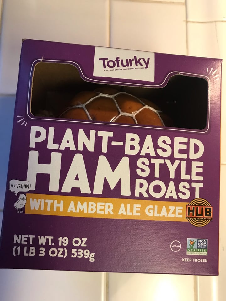 photo of Tofurky Plant-Based Ham Style Roast with Amber Ale Glaze shared by @alexbury on  01 Jan 2020 - review