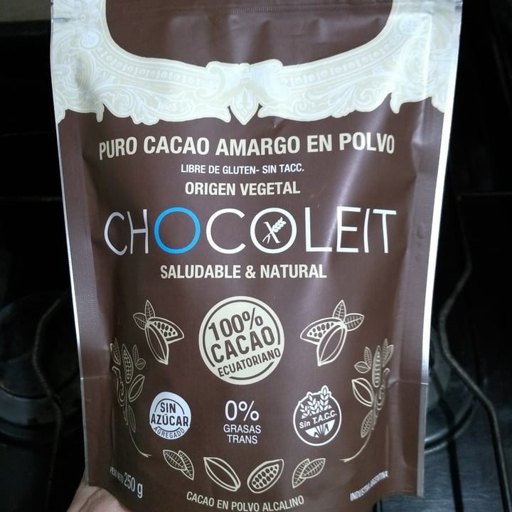 review photo of CHOCOLEIT CACAO EN POLVO shared by @anuibarrola on 15 Aug 2020 - review