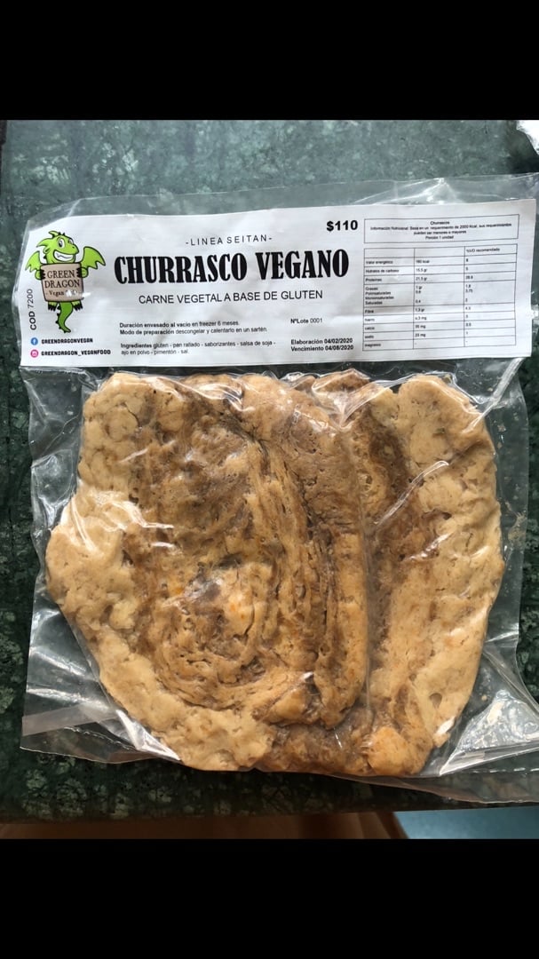 photo of Green Dragon - Vegan food Churrasco Vegan shared by @wandadeluca on  10 Jun 2020 - review