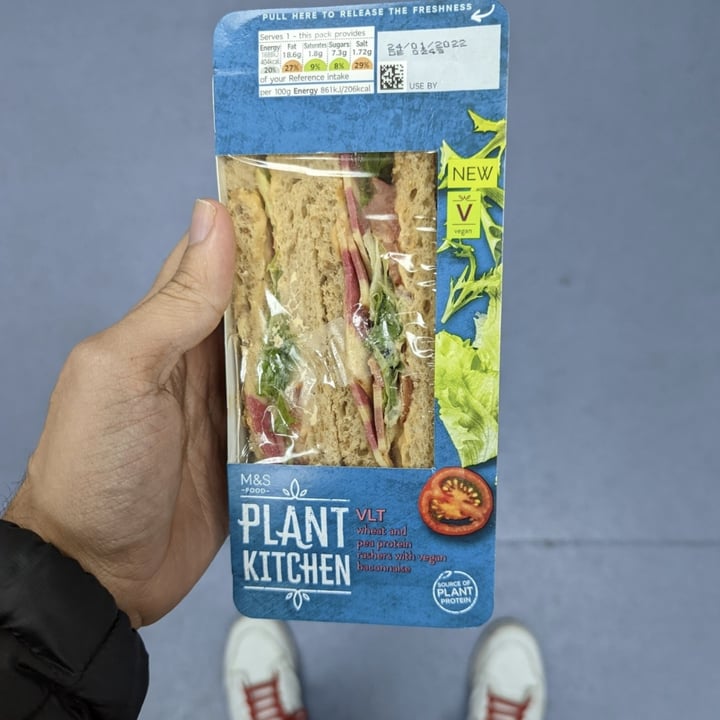 photo of Plant Kitchen (M&S) VLT shared by @theonlywayisvegan on  10 Mar 2022 - review