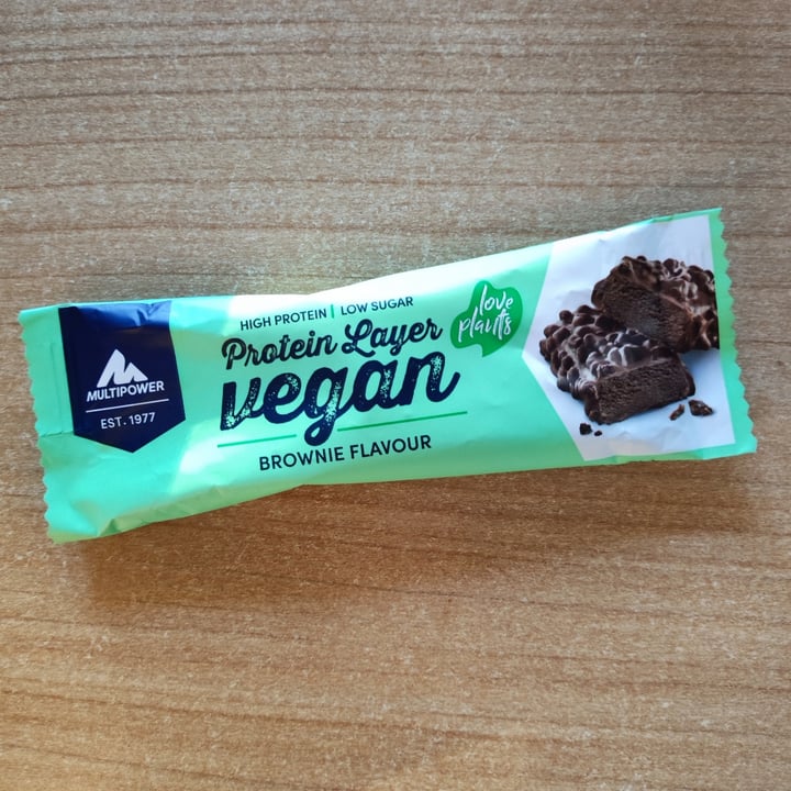 photo of Multipower Protein Layer Vegan Brownie Flavour shared by @ilapolly on  09 Sep 2022 - review