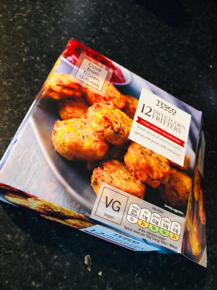 review photo of Tesco Sweetcorn Fritters shared by @laurax112 on 27 Apr 2019 - review