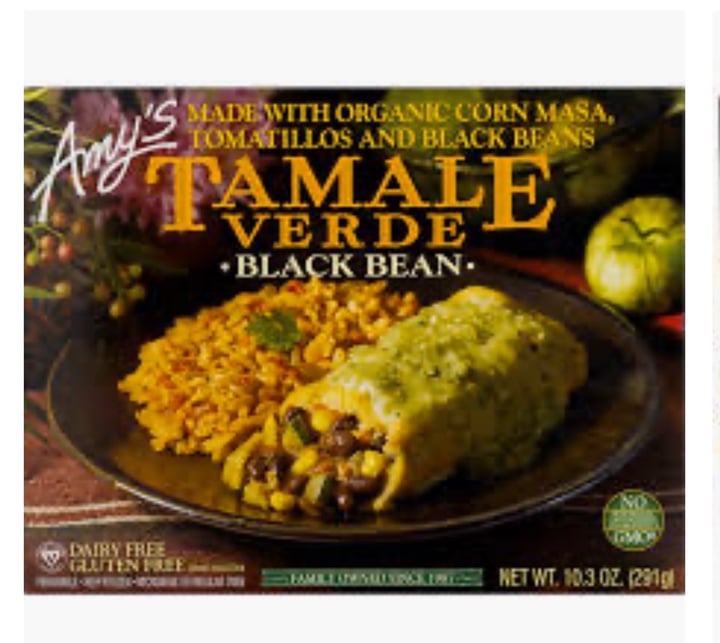 photo of Amy’s Amy's Tamale Verde Black Bean shared by @plantbasedbear on  16 Apr 2020 - review