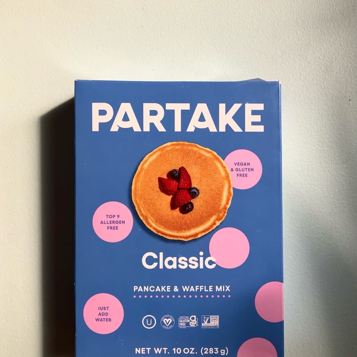 photo of Partake Foods Pancake and Waffle mix shared by @oliviazheng on  13 Nov 2022 - review