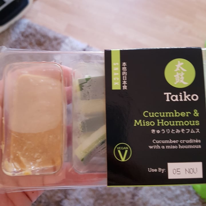 photo of Taiko Cucumber and miso houmous shared by @jbjumping on  09 Nov 2020 - review