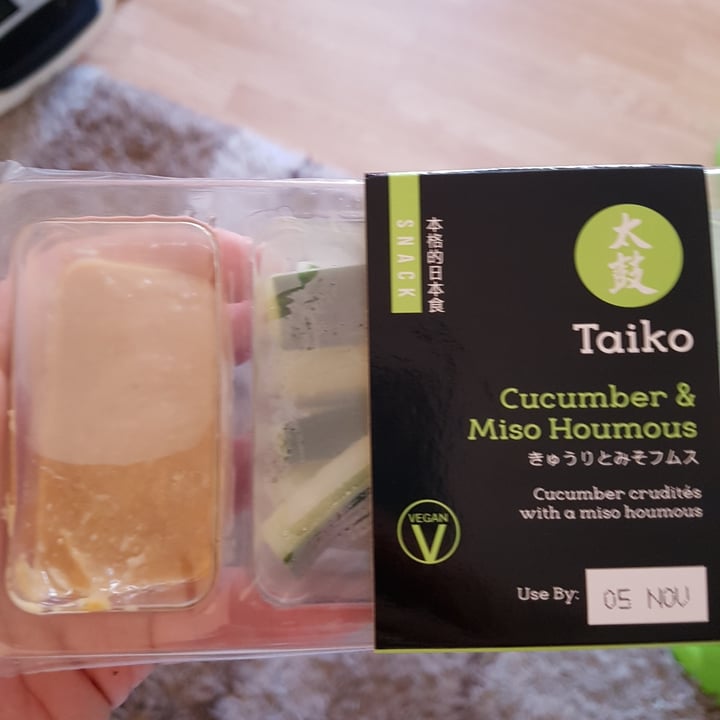 review photo of Taiko Cucumber and miso houmous shared by @jbjumping on 09 Nov 2020 - review