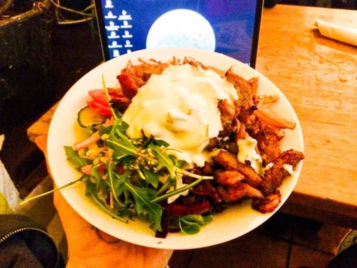 review photo of Yoyo Foodworld vegan Gyros plate shared by @spiritofsattva on 06 Dec 2019 - review