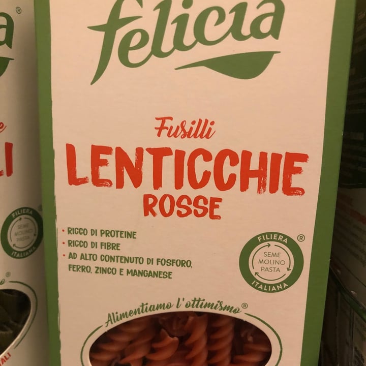 review photo of Felicia Fusilli di lenticchie rosse vegan gluten free shared by @ireneberr on 25 Mar 2022 - review
