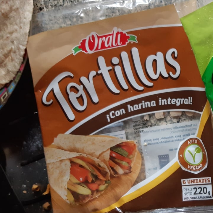 photo of Orali Tortillas con Harina Integral shared by @rodriguezbrem on  08 Aug 2021 - review