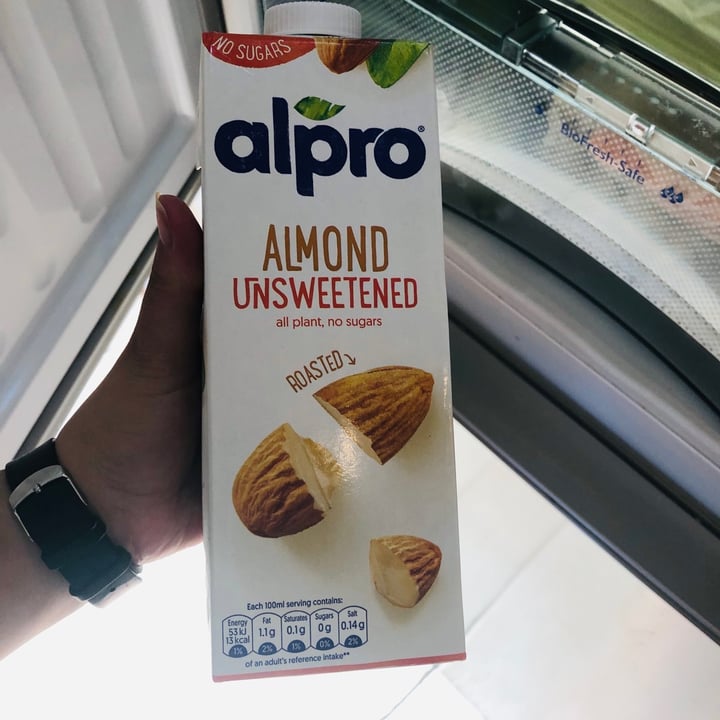 review photo of Alpro Unsweetened Almond Milk Roasted shared by @wonderpuch03 on 13 May 2020 - review