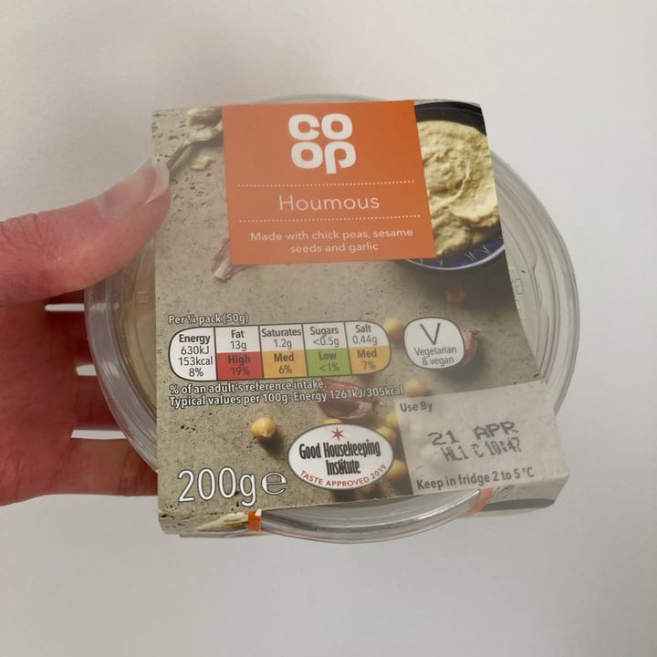 photo of Coop Houmous shared by @cheapsoybean on  22 Apr 2021 - review