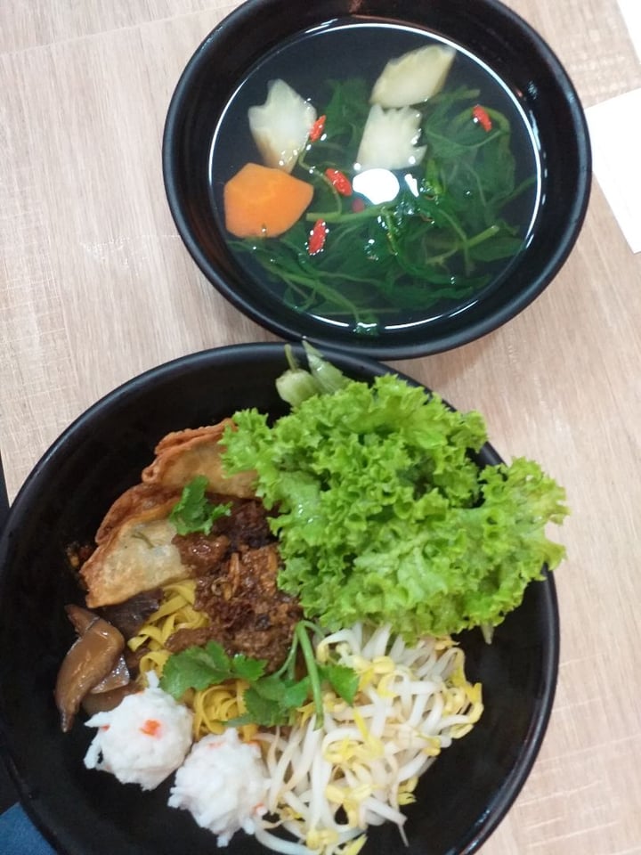 photo of Greendot PAYA LEBAR SQUARE Mee Pok with Gyoza & Konnyaku (Dry style) shared by @mm on  24 Jun 2019 - review