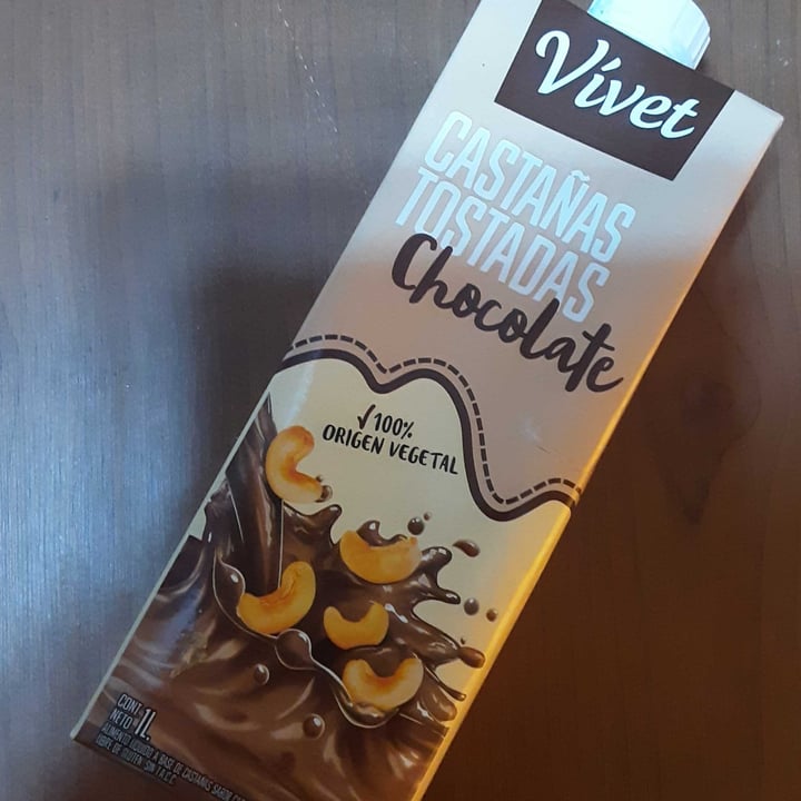 photo of Vívet Leche de Castañas Tostadas sabor Chocolate shared by @lucesdenavidad on  17 Oct 2021 - review