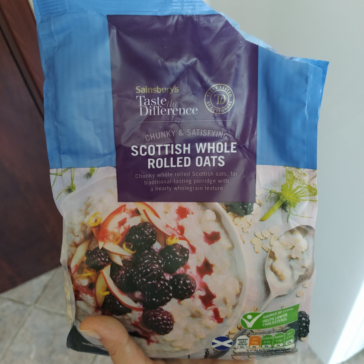 Sainsbury’s Taste The Difference Scottish Whole Rolled Oats Reviews