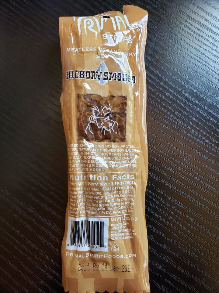 review photo of Primal Strips Hickory smoked shared by @sandralhmb on 15 Aug 2019 - review