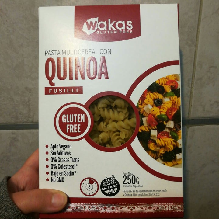 photo of Wakas Pasta Multicereal con Quinoa shared by @eug3 on  01 Apr 2021 - review
