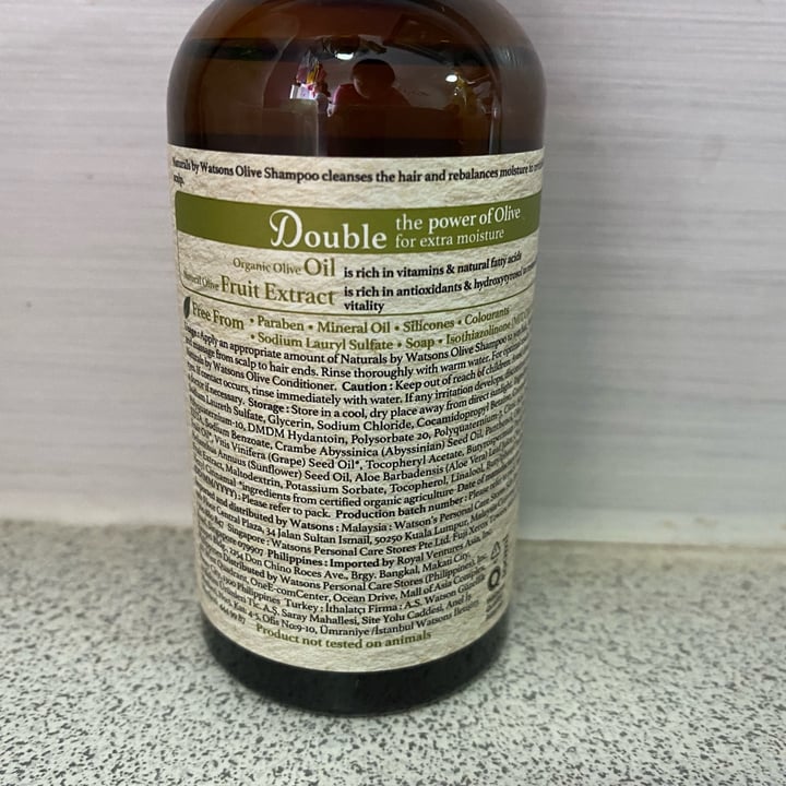 review photo of Naturals by watson Olive Shampoo shared by @mycat on 13 Mar 2022 - review