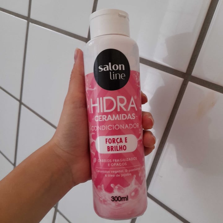 photo of Salon line Condicionador Hidra Ceramidas shared by @geovananutriveg on  17 May 2022 - review