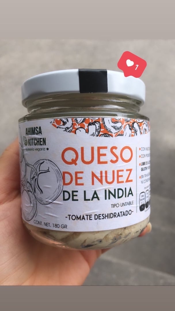 photo of Ahimsa Kitchen Queso de nuez de la india shared by @stephannievegan on  19 Dec 2019 - review