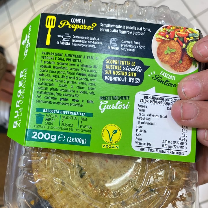 review photo of Vegamo Burger alle verdure shared by @alexamaimeri on 23 Mar 2022 - review