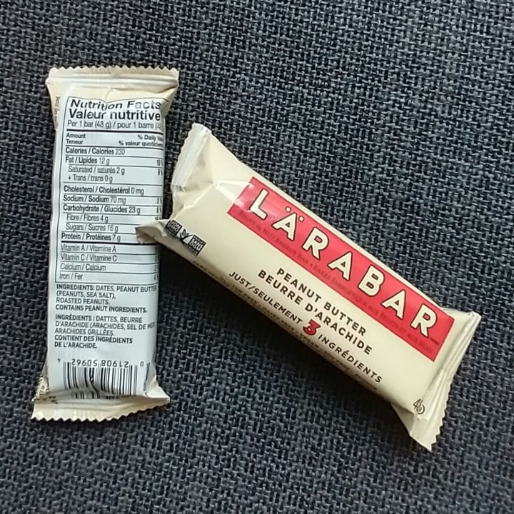 photo of Larabar Peanut Butter Beurre D`Arachide shared by @leposava on  29 Aug 2021 - review